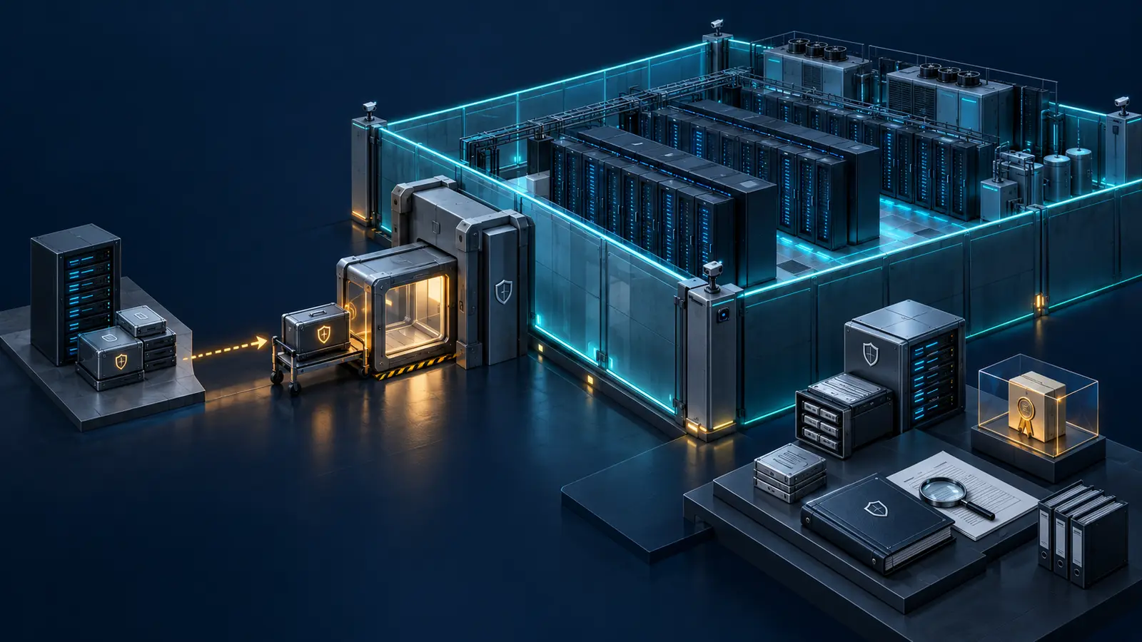 تصویر گرافیکی عملیات VCF در دیتاسنتر Disconnected و Air-Gapped